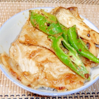 簡単♪コク旨♪豚のスタミナ味噌漬け丼